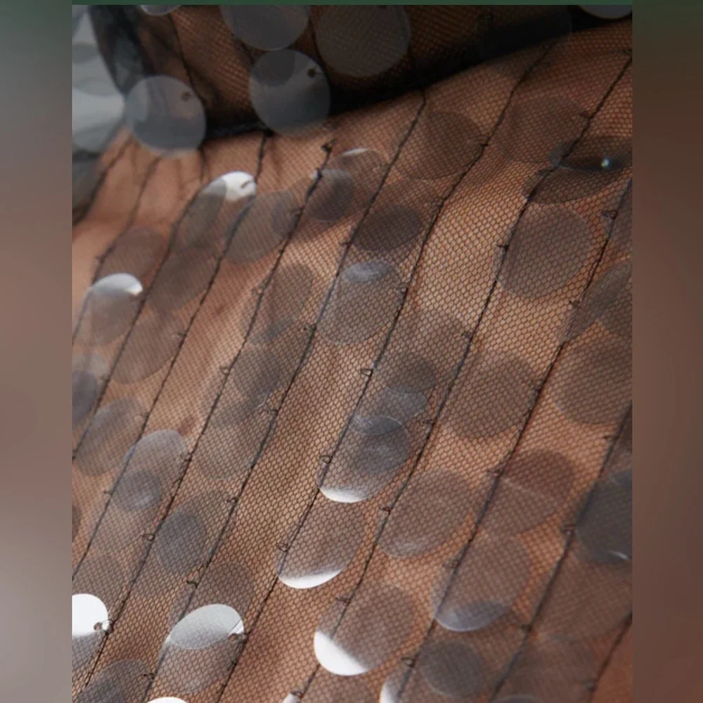 NWT 16Arlington Olall Paillettes Turtleneck Top - Picture 9 of 10